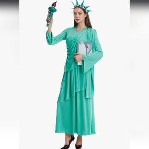 Elegant Statue Of Librrty Costume